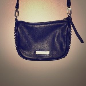 Steve Madden - Black Leather Crossbody.